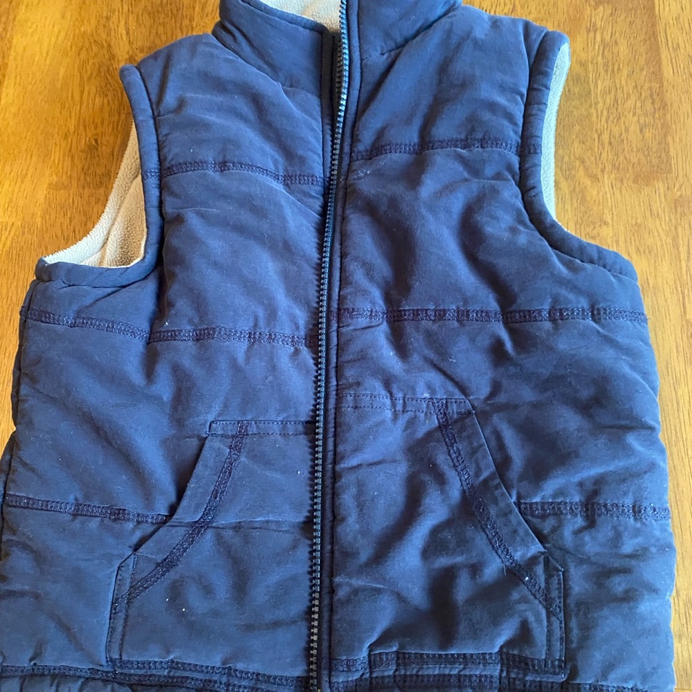 Gymboree boy vest dark blue 3-4years
